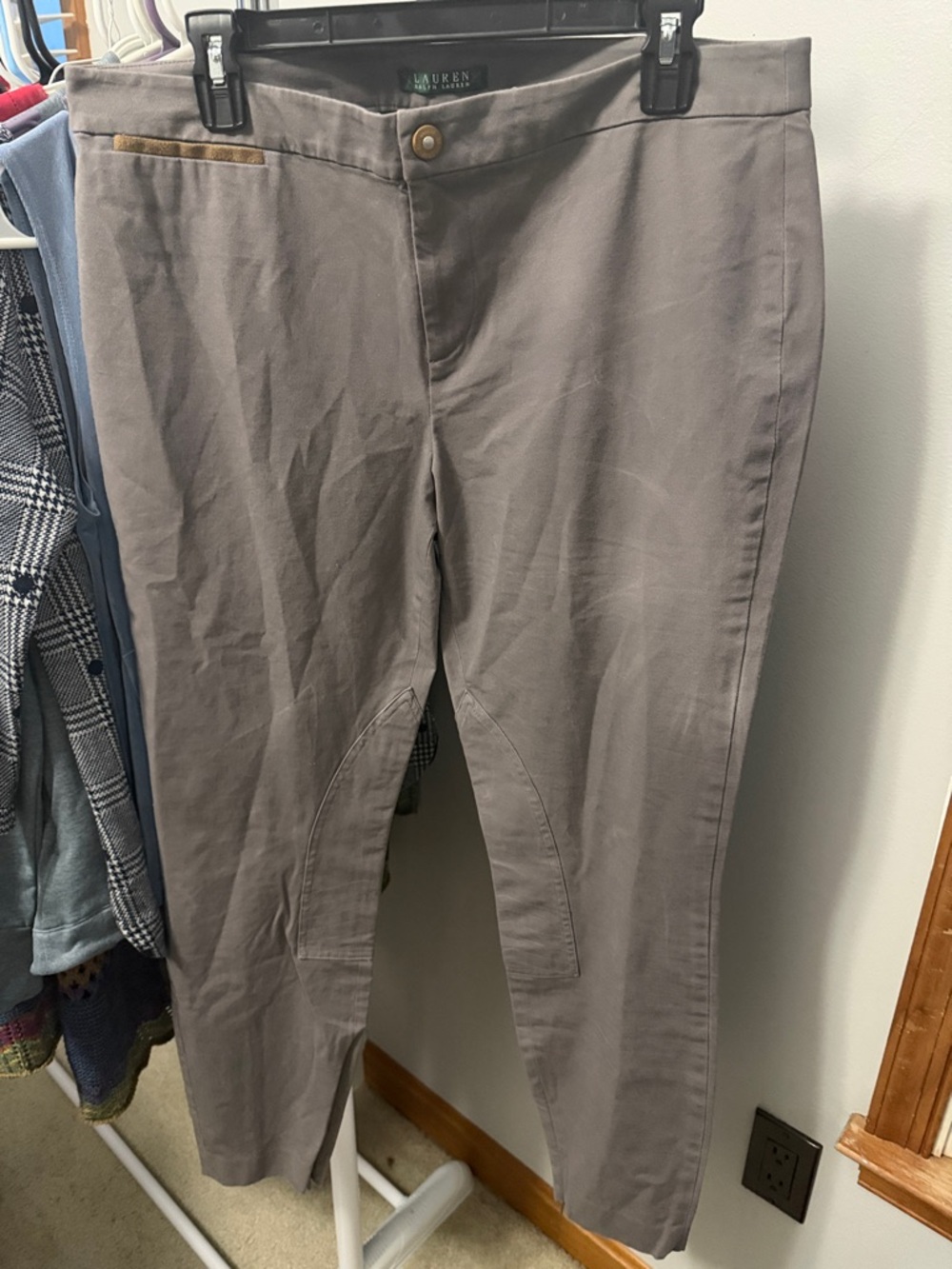 Lauren Ralph Lauren Taupe Riding Pants